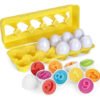 D_637713-MCO80809950520_112024-O.jpg Set De 6 Huevos Didácticos Montessori Niños Juego Didáctico