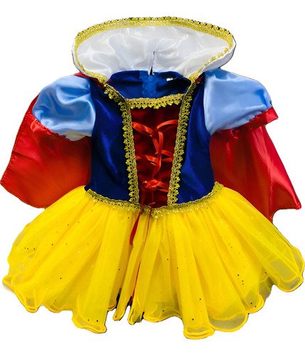 Disfraz Bebe Blanca Nieves Niña Exclusivo  Blancanieves