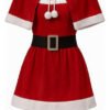 Disfraz De Mamá Noel Disfraces Navidad Rojo Unica
