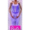Muñeca Barbie Bailarina De Ballet Vestico Color Lila Morado