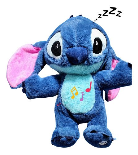 D_638790-MCO83128807035_032025-O.jpg Peluches Respira Pareja Stitch Y Ángel +sonido +luz Roncador Azul Acero
