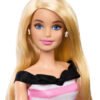 Muñeca 65 Aniversario De Barbie Con Vestido Blanco Y Rosa