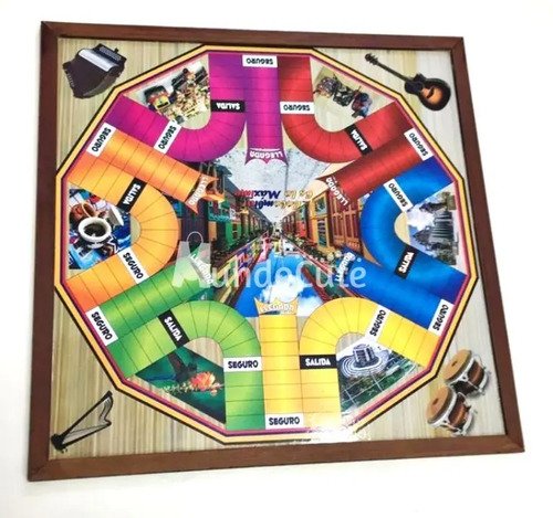 D_640434-MCO41465704318_042020-O.jpg Parques 6 Puestos Madera Juego De Mesa Diversión Familia