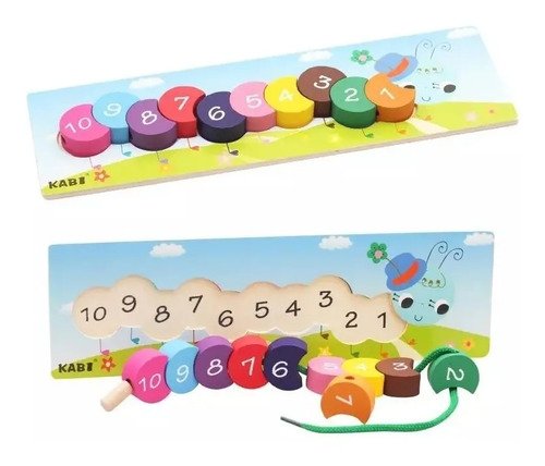 D_641949-MCO31570922051_072019-O.jpg Juego Madera Didácticos Enhebrar Juguete Bebés Y Niños