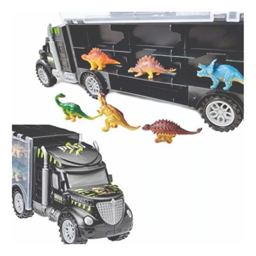 Camión Mula Para Dinosaurios Juguete Transporte Dinosaurios