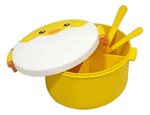 Portacomida Con Figura De Pollito - Contenedor Divertido