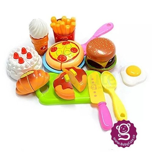 Set Comida Juguete + 2 Rompecabezas Babycute