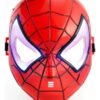 Máscara Spiderman Para Niños Con Luz -hombre Araña Halloween Rojo Spiderman