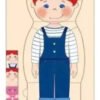 D_644919-MCO74219957667_012024-O.jpg 2 Rompecabezas De Vestir Juego Anatomía Madera Montessori