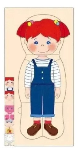 D_644919-MCO74219957667_012024-O.jpg 2 Rompecabezas De Vestir Juego Anatomía Madera Montessori