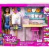 Muñeca Barbie Artista Set Estudio Relax & Create Estudio Art