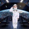 D_646741-MCO93774703827_092025-O.jpg Disfraz Astronauta Niños Espacio Traje Espacial + Casco Unisex