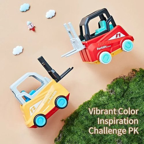 D_647175-MCO80619016296_112024-O.jpg Juguete Montacarga Montessori Set X2 Carros Con Fichas