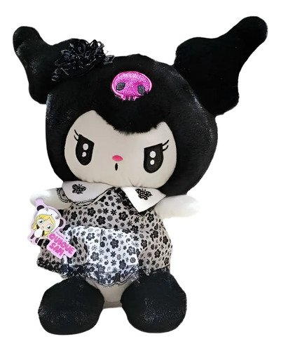 Peluche Kuromi Sanrio 35cm - Tierno Y Suave Negro