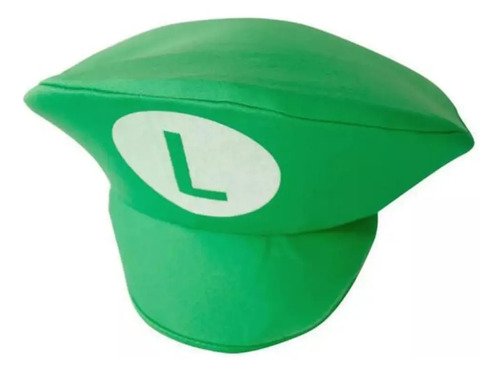 D_648102-MCO78828947066_092024-O.jpg Gorro Mario Y Luigi Infantil Para Disfraz Verde