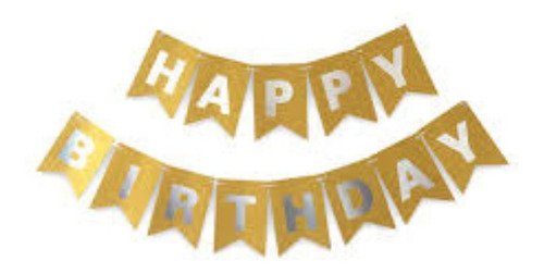 D_649288-MCO51667324433_092022-O.jpg Set Fiesta Luxury Dorado Kit Happy Birthday Negro Negro