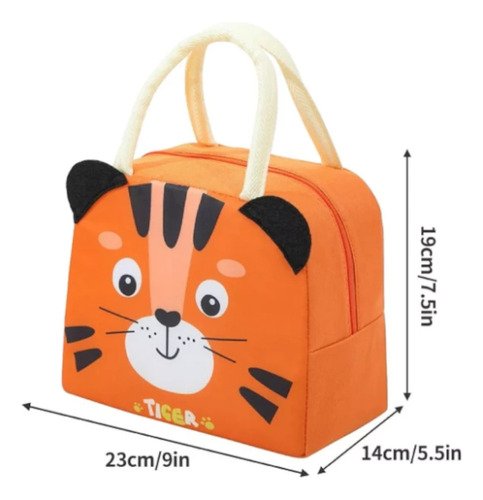 Lonchera Niños Bolsa Térmica Infantil Diseños Cute