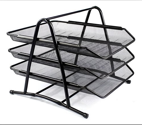 Portadocumentos Metálico Base Resistente Organizador