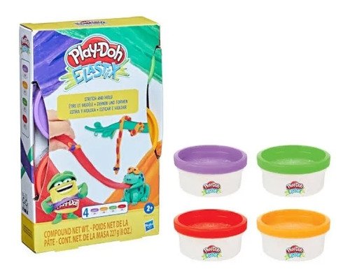 Plastilina Play Doh Elastix  Kit X4 Slime  Varios