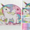 D_650711-MCO80564440274_112024-O.jpg Carpa Infantil Niñas De Campamento Unicornio | Impermeable Coral Claro