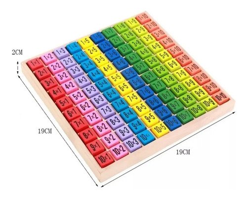 D_651046-MCO31570922608_072019-O.jpg Juego Tabla De Multiplicación Fácil Montessori Juguete