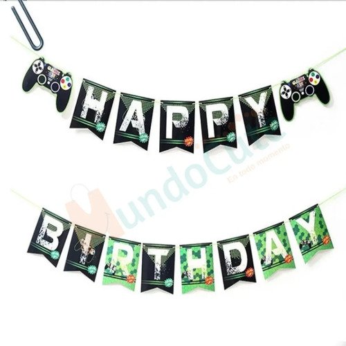 D_651419-MCO45528269438_042021-O.jpg Kit Decoración Cumpleaños Videojuegos Niños Fiesta