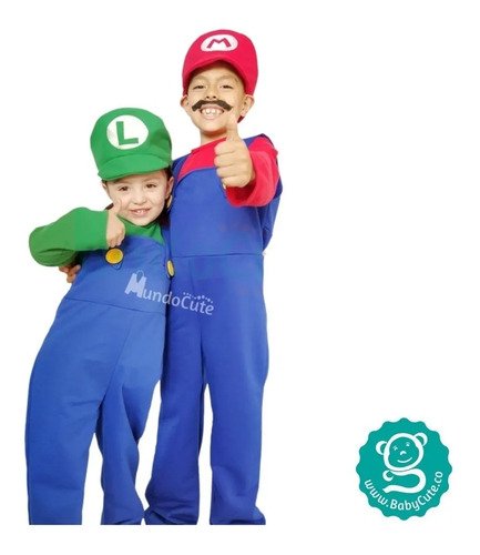 Disfraz Mario Bross O Luigi Mujer Hombre  Excelente Calidad