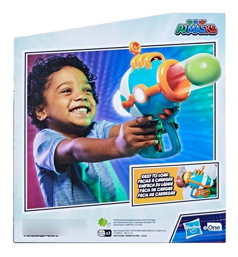 D_653141-MLA53531971007_012023-O.jpg Juguete Lanzador Pj Masks Pistola Juego Héroes En Pijama Blanco