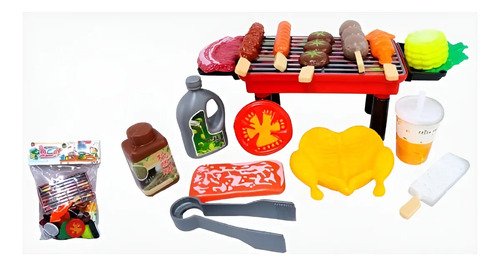 D_653340-MCO80947033881_112024-O.jpg Set De Parrilla Juguetes De Cocina X9 Piezas-juegos De Roles