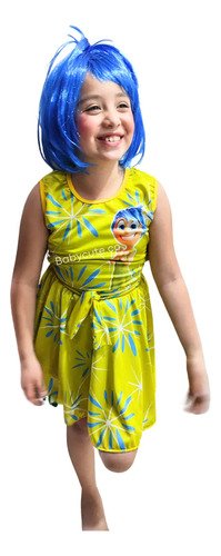 D_654672-MCO79750196324_102024-O.jpg Disfraz De Alegría Intensamente Niña - Hermoso Vestido