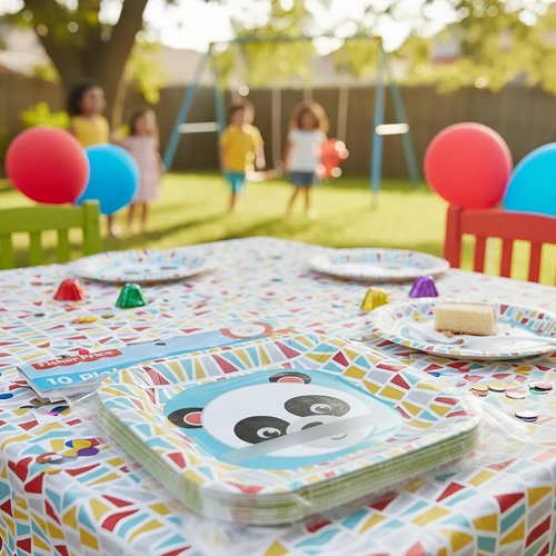 Decoración Cumpleaños 1 Año Niño Set Fiesta Kit De Decoració Azul Osito