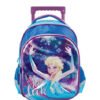 Kit Morral Maleta Ruedas Y Lonchera Mediano Frozen Original Rosa