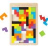 Tangram Tetris Juguete Didáctico Madera Montessori Mundocute