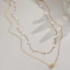 D_660863-MCO90459640573_082025-O.jpg Collar Y Pulsera Para Mujer Elegantes De Perlas Imitación Dorado