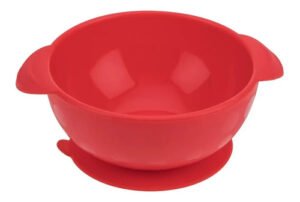 Bowl Plato Hondo Infantil Silicona Nuby Sure Grip Color Rosa