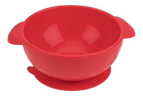 Bowl Plato Hondo Infantil Silicona Nuby Sure Grip Color Rosa