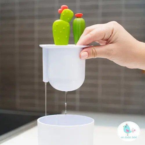 D_666895-MLA99533225426_122025-O.jpg Set De Cepillos Boon Cacti Para Mamaderas Y Accesorios Con Limpia Tetinas Verde