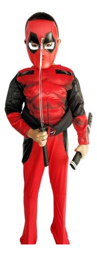 D_667885-MCO80199019533_102024-O.jpg Disfraz Deadpool D Alta Calidad Obsequio Katana
