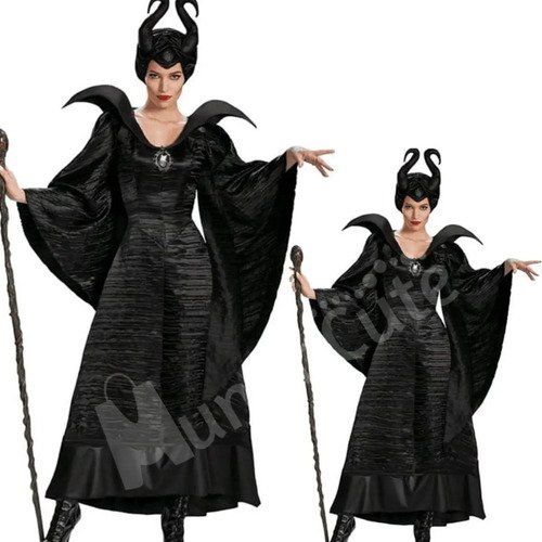 D_667904-MCO51969151591_102022-O.jpg Disfraz Maléfica Disney Hermoso Vestidomujer Negro Halloween