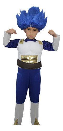 Disfraz De Vegeta Para Niño  Traje Completo De Dragon Ball Z