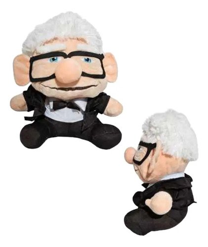 Peluche Abuelo De Up 30cm - Personaje De Pixar Marrón