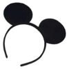 Diadema Mickey Mouse Con Orejas Negras Para Disfraz Negro