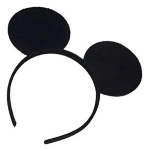 D_669214-MCO93991633585_102025-O.jpg Diadema Mickey Mouse Con Orejas Negras Para Disfraz Negro