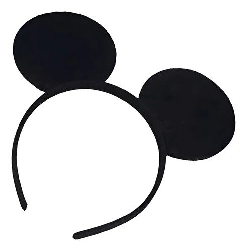 Diadema Mickey Mouse Con Orejas Negras Para Disfraz Negro