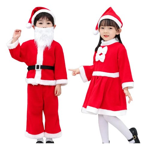 D_672168-MCO80715166345_112024-O.jpg Disfraz De Mamá Noel Para Niña Disfraces Navidad - ¡encanto Festivo Para Las Pequeñas!