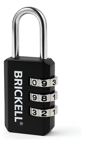 Candado Clave Para Locker Maleta Combinaciones Seguridad Negro