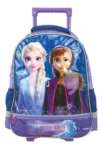 D_674398-MCO40485834379_012020-O.jpg Morral Ruedas + Lonchera + Accesorios Frozen Original 30%off Violeta Poliéster