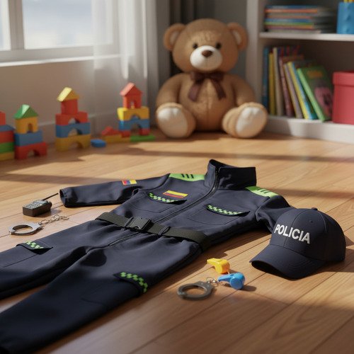 D_674897-MCO94062184097_102025-O.jpg Disfraz Policia Niño Disfraces Militar 10% Off Detective