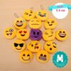 D_676115-MCO26949729051_032018-O.jpg Emojis Peluche Llavero 5 Cm Mundocute Regalos Caritas