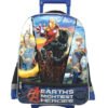 D_676191-MCO40486628795_012020-O.jpg Combo Morral Avengers Vengadores Maleta Ruedas + Lonchera Azul